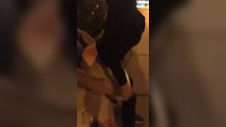Couple Cought Fucking on the Street