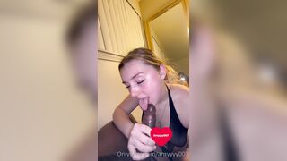 Amyyyy007 Showing that she can handle a massive black cock