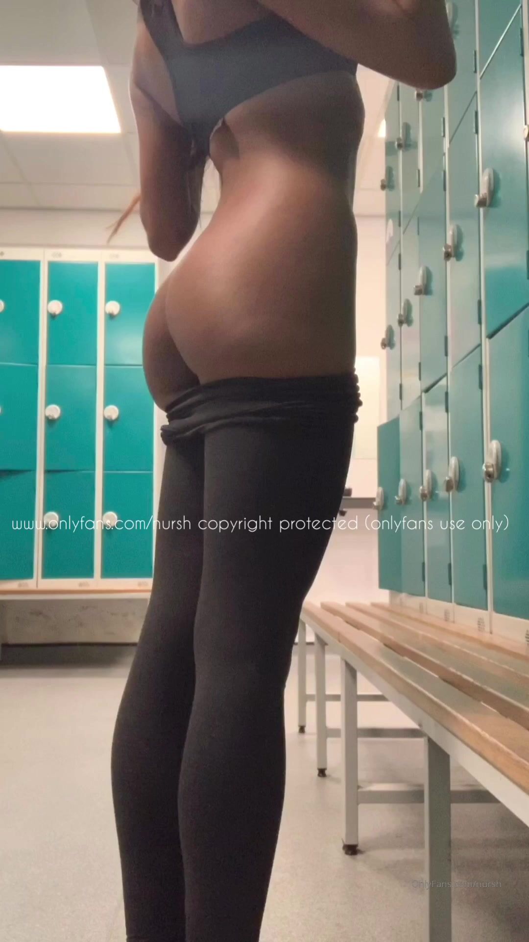 Locker Room Striptease With Nursh