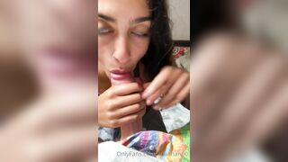 Aria Khan Blowjob And Facial POV