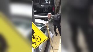 Street hooker banged in public