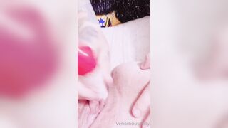 Venomous Dolly Masturbation With Toy And Fingers