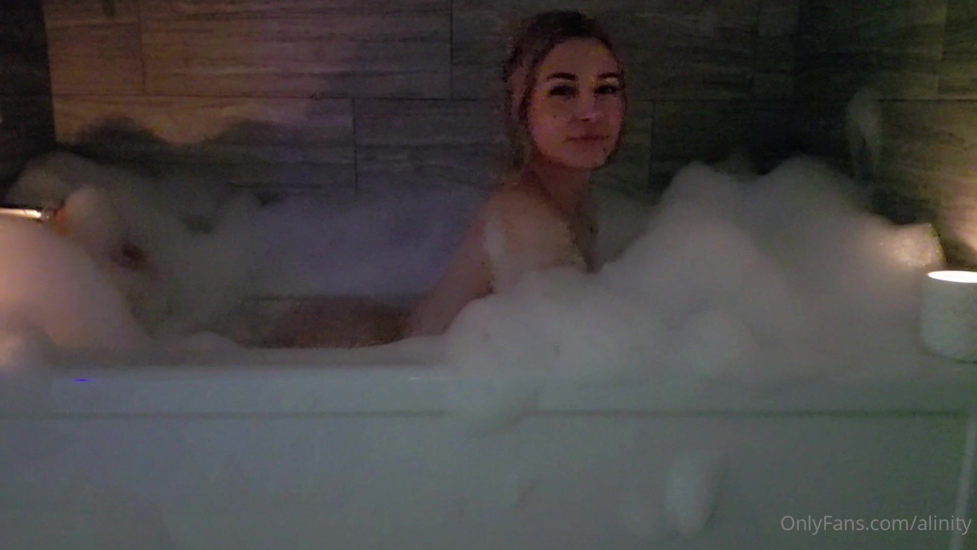 Alinity Leaked Nude Video in bathtub