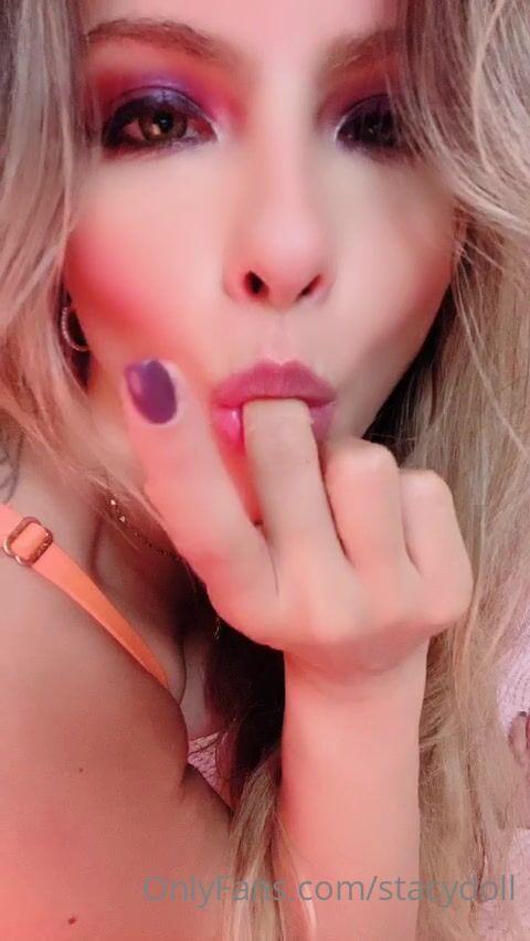 Stacydoll Blowjob With Dildo In Sexy Lingerie