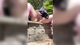 Taybay Masturbates With Sex Toys In Public