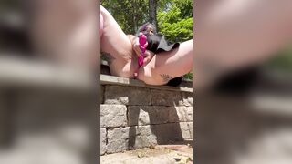 Taybay Masturbates With Sex Toys In Public