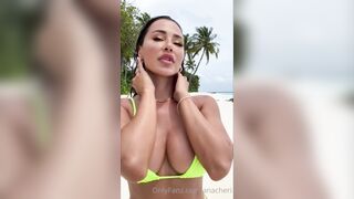 Bikini Babe Ana Cheri On The Sandy Beach