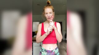 VesperTheGinger Morning Coffee And Dildo