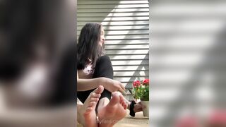 Becca Foxx Barefeet In The Garden