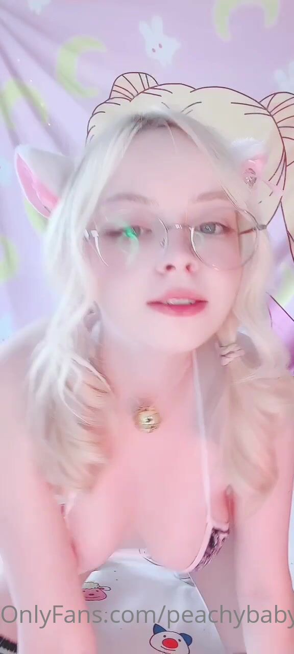 Peachybabyfrog Neko Teasing In Lingerie