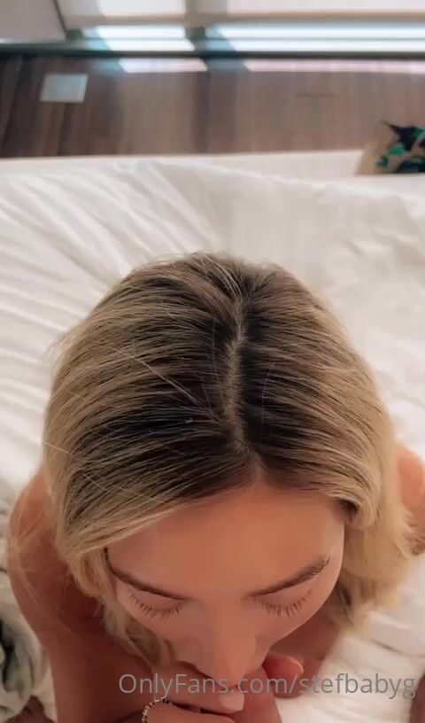 Stefanie Gurzanski Getting Her Face Sprayed with Cum