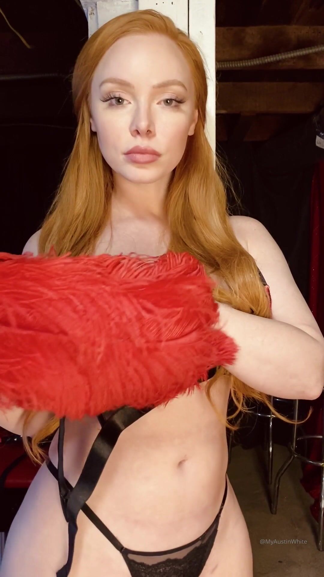Austin White Topless Teasing