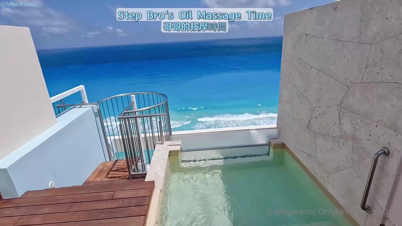 MissWarmJ Getting a Hot Oily Massage by Stepbro