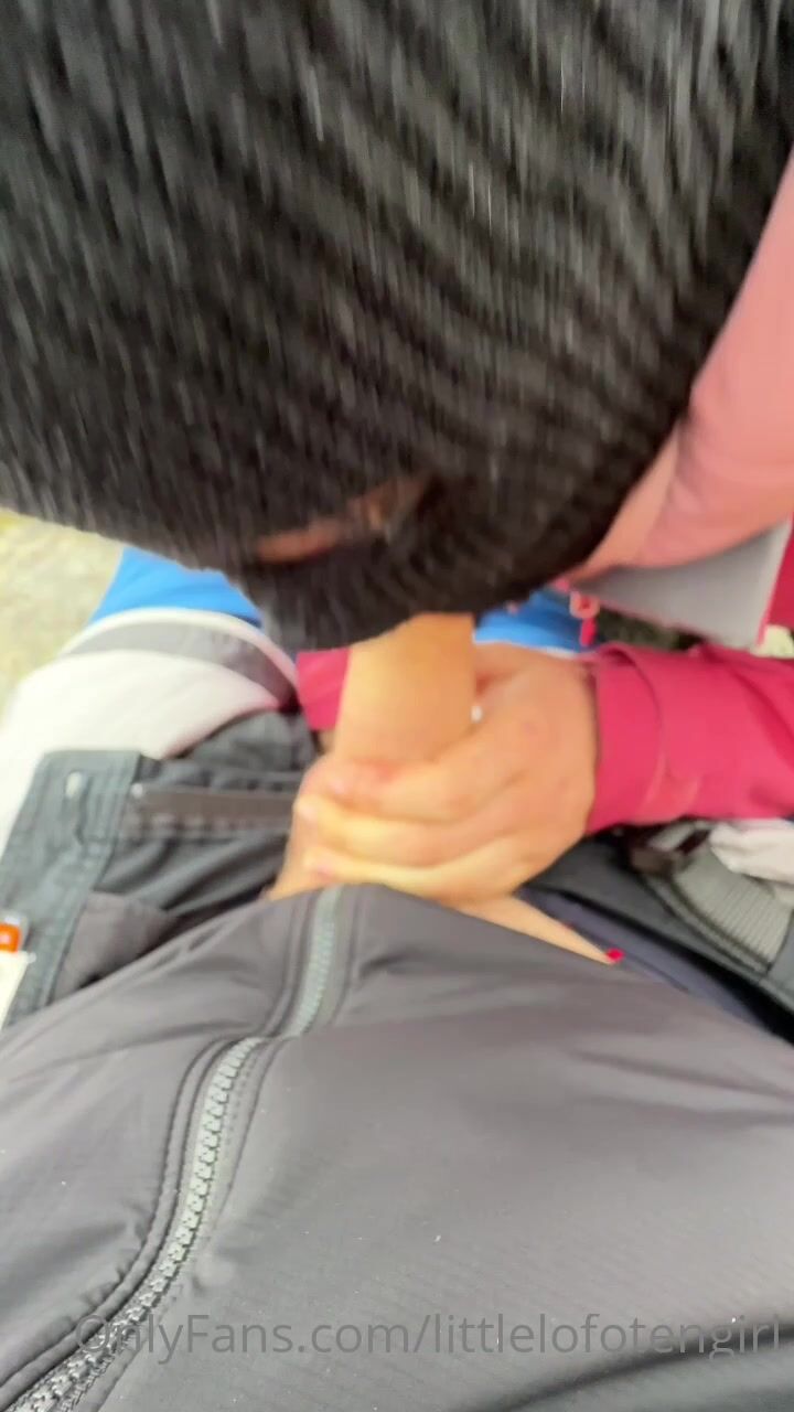 Littlelofotengirl Sucking Dick Outdoors