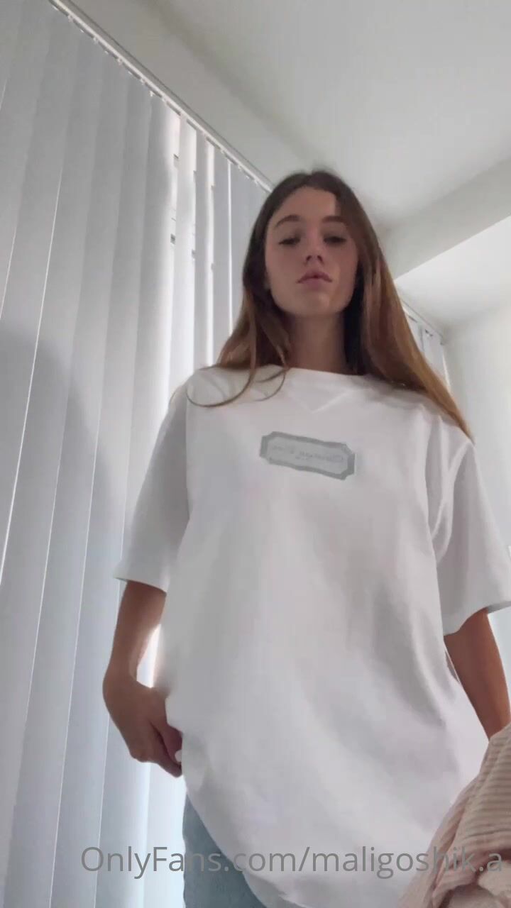 Handcuffed And Topless Anna Malygon