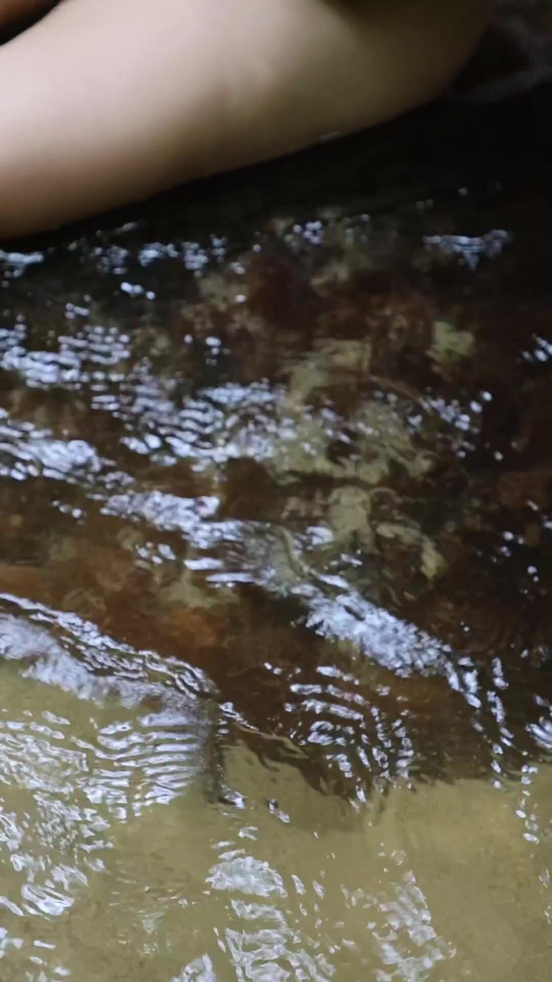 Ash4Reals Gets Topless At The River