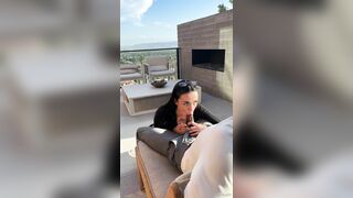 Queen Kalin Risky Outdoor Blowjob