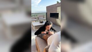 Queen Kalin Risky Outdoor Blowjob