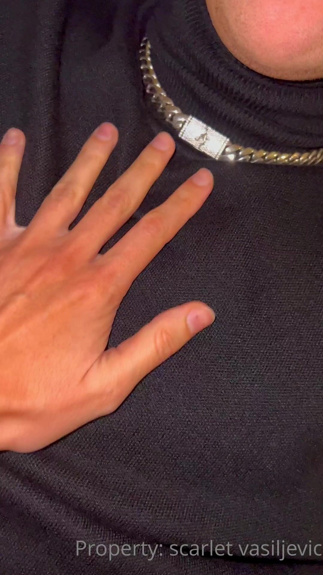Scarlet Silva Giving Handjob Close Up with Cumshot