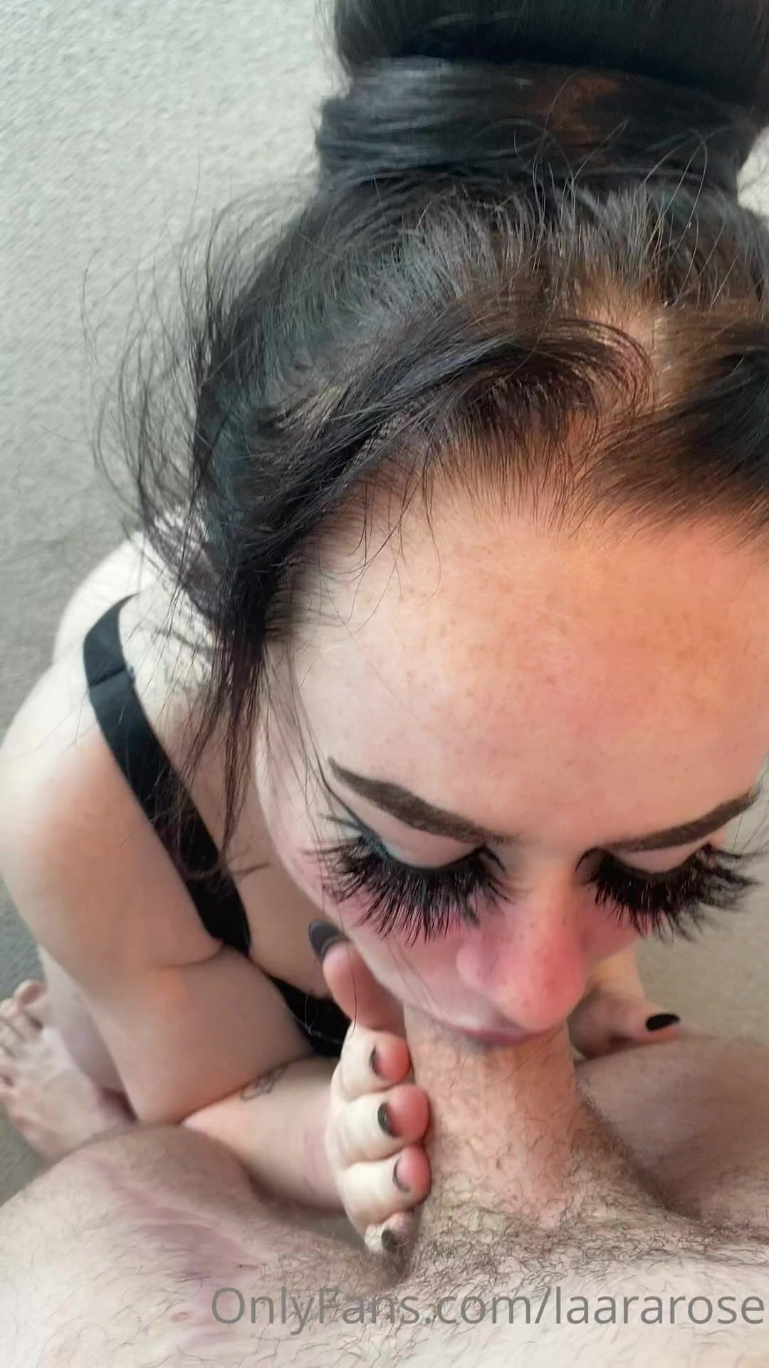 Lara Rose Rough Blowjob in POV