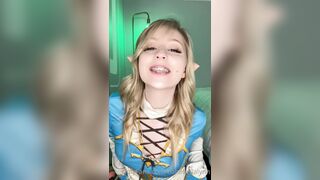 Babe Bella Lynn Cosplay Ahegao And Striptease