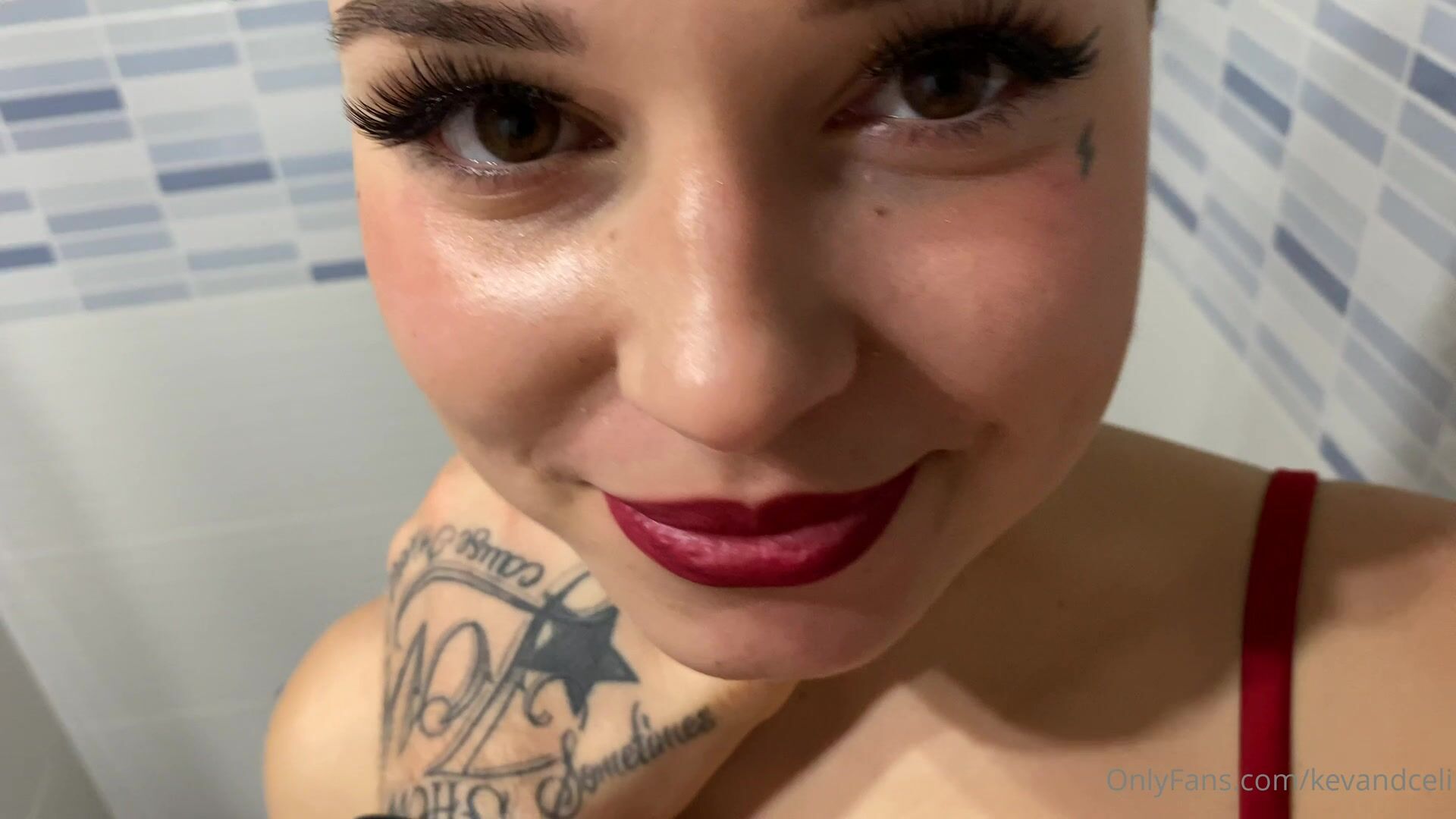 KevAndCeli Blowjob In The Bathroom POV