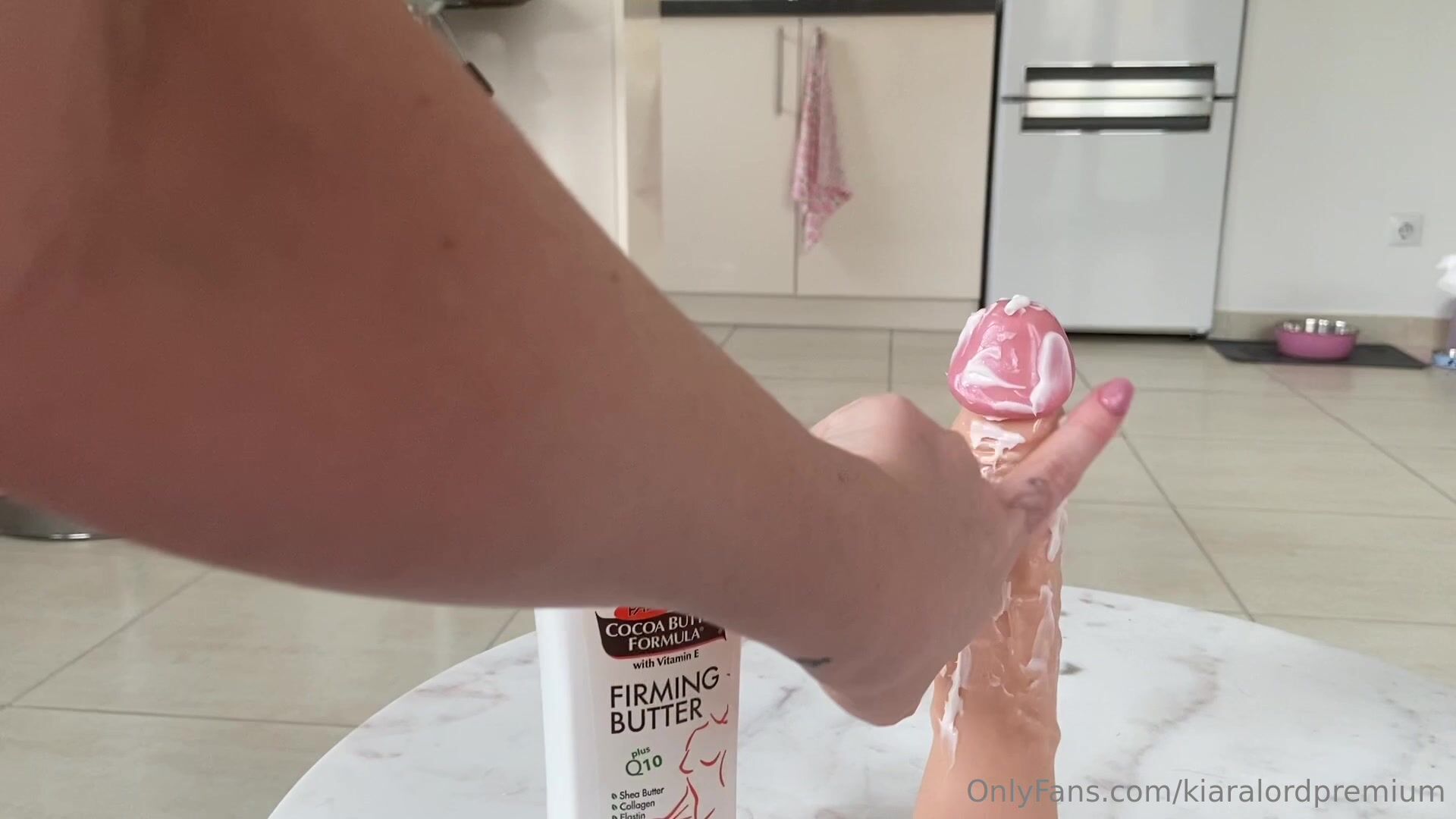 Kiara Lord Footjob With Dildo POV