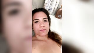 Ailin Perez OF Livestream in Bathtub