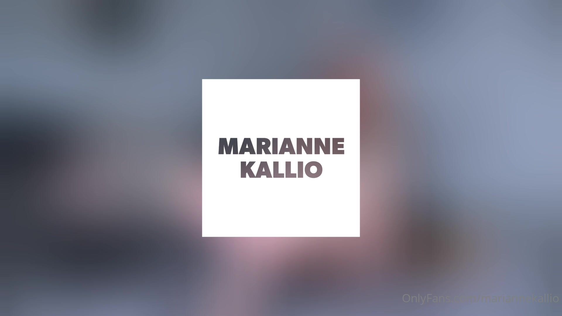 Marianne Kallio JOI Masturbation