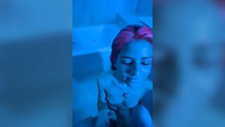 Shark Bae POV Handjob with Cum on Small Tits