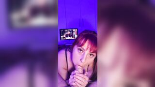 Alyssa Winter Sloppy Blowjob with Deepthroating