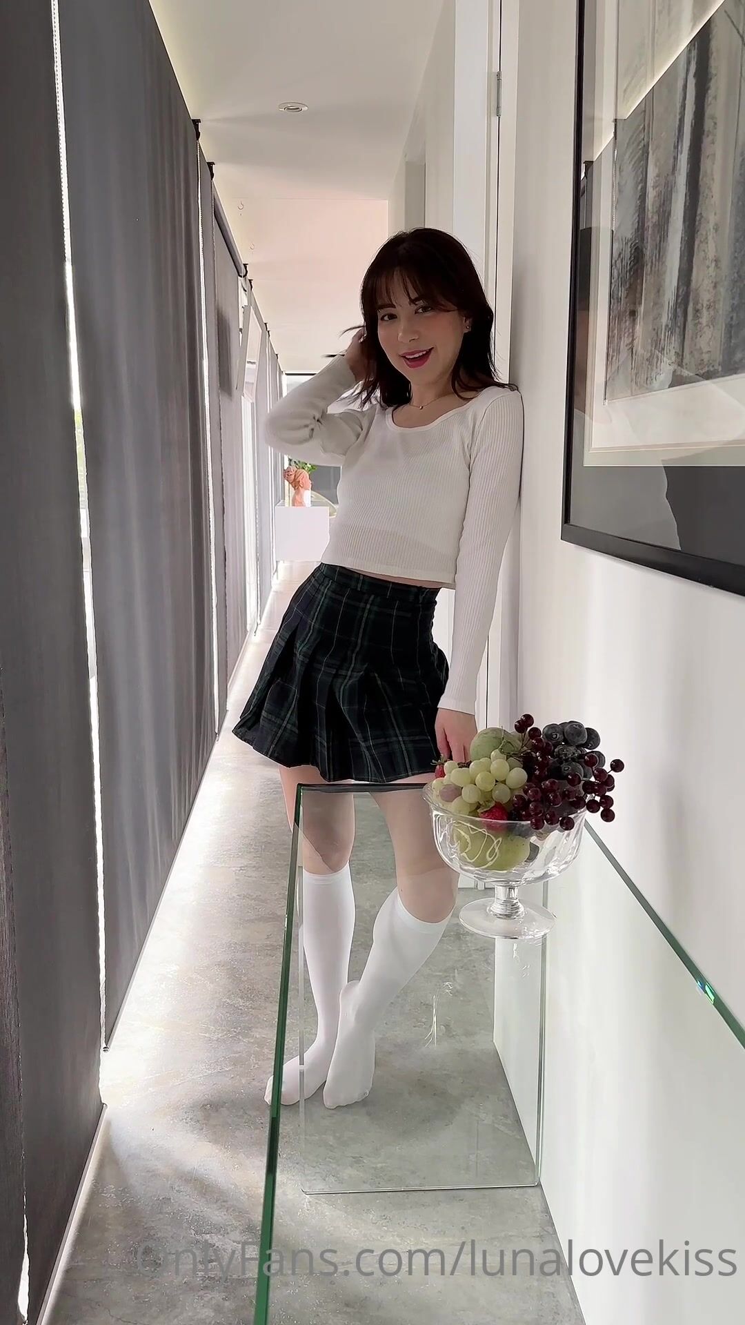 Luna Lovekiss Strips In The Kitchen