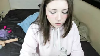 Solo Female Orgasms with Dildo and Vibrator