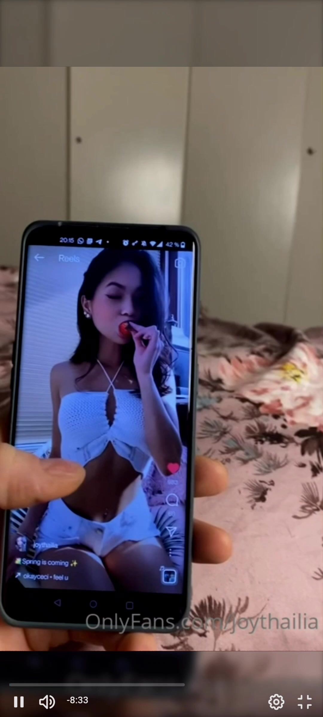 Joy Thailia Giving Blowjob in POV