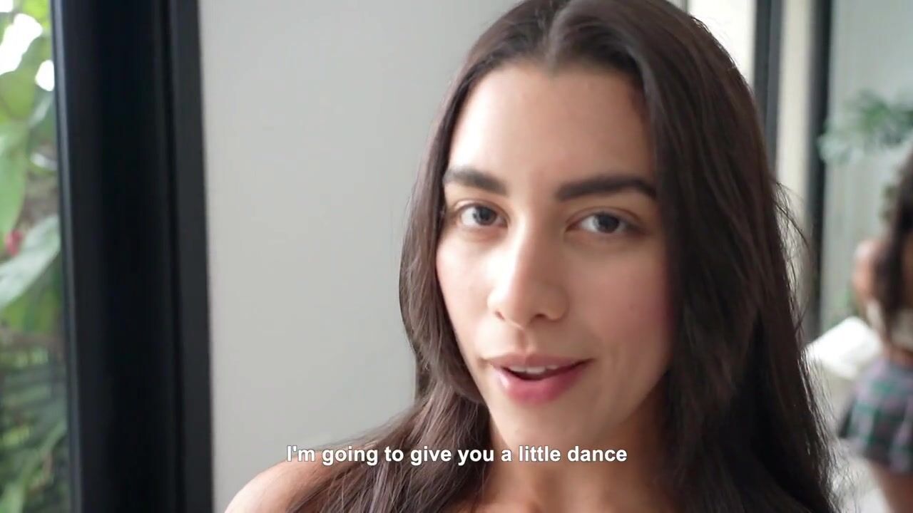 Sexy Latina Babe Gives a POV Blowjob and Handjob