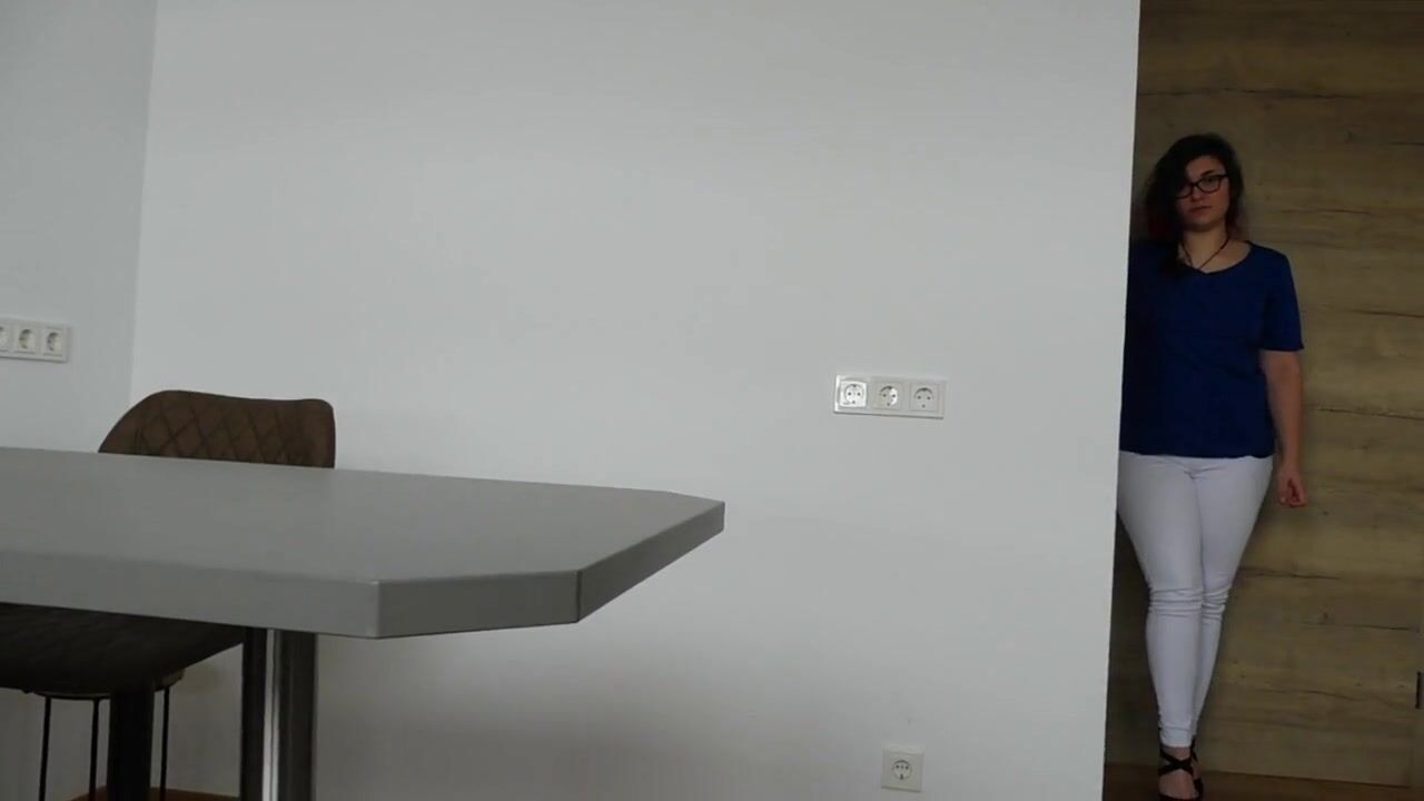 Teen Role-Playing as Nerdy Nurse Gets Rough Throat-Fuck and Mouthful of Cum