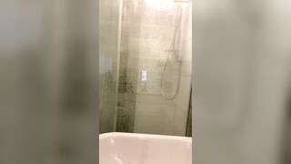 Swedish beauty showers fully naked