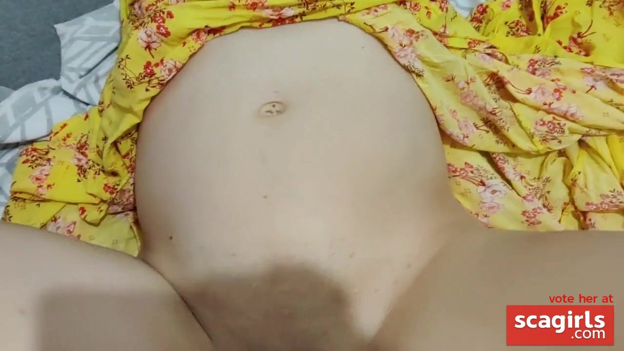 Pregnant Russian Babe Takes a POV Creampie