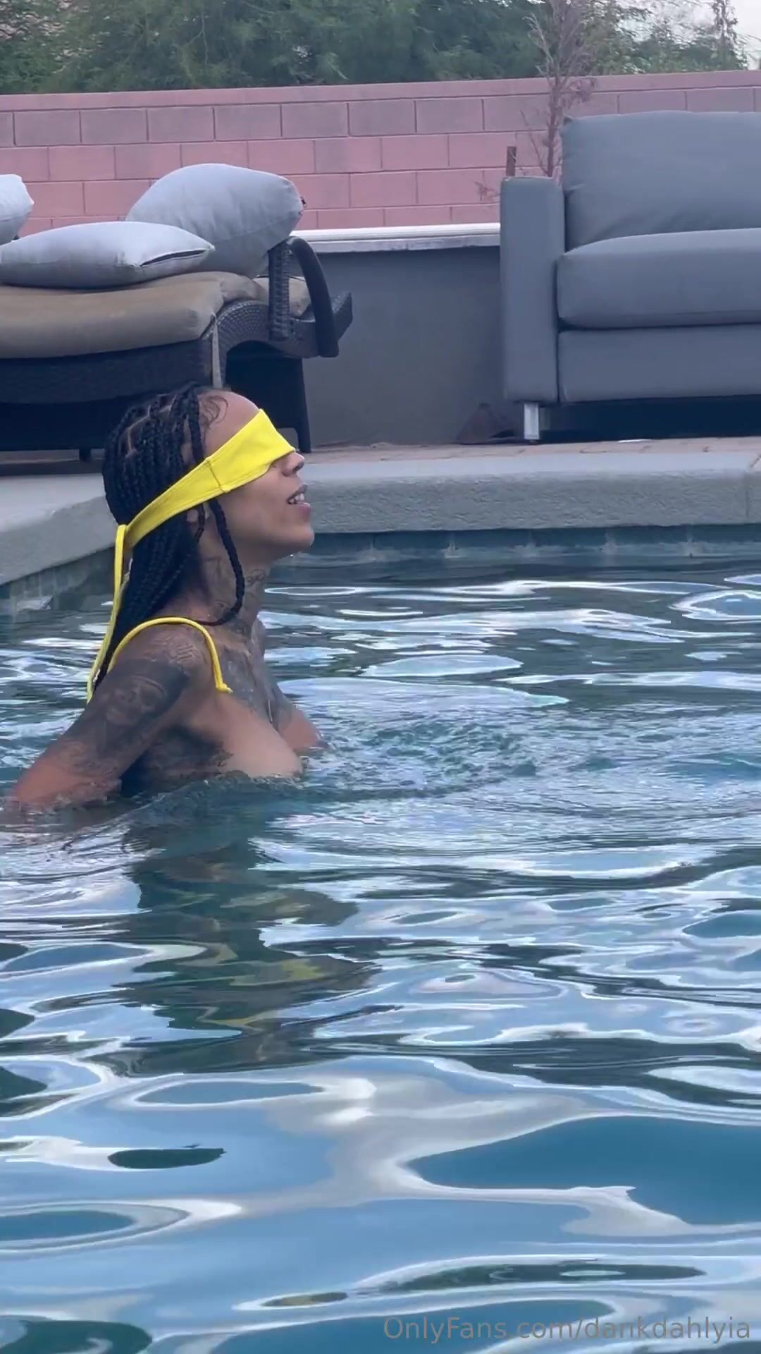 Theonlysafarii Hot Lesbian Kissing in Pool
