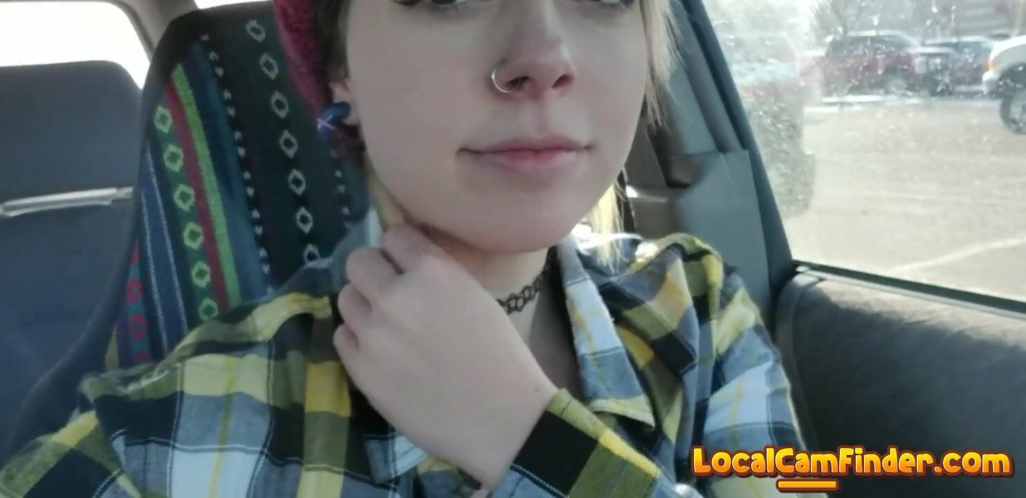Orgasm in a Car at a Busy Parking Lot