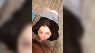 Secretary Blair Williams Blowjob On Knees POV