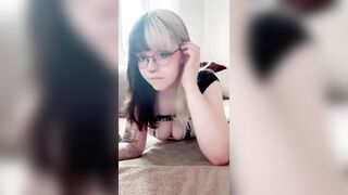 Swedish bunnygirl.ella dildo blowjob Part 1