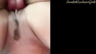 Swedish Zhara Nilsson fucks & creampied