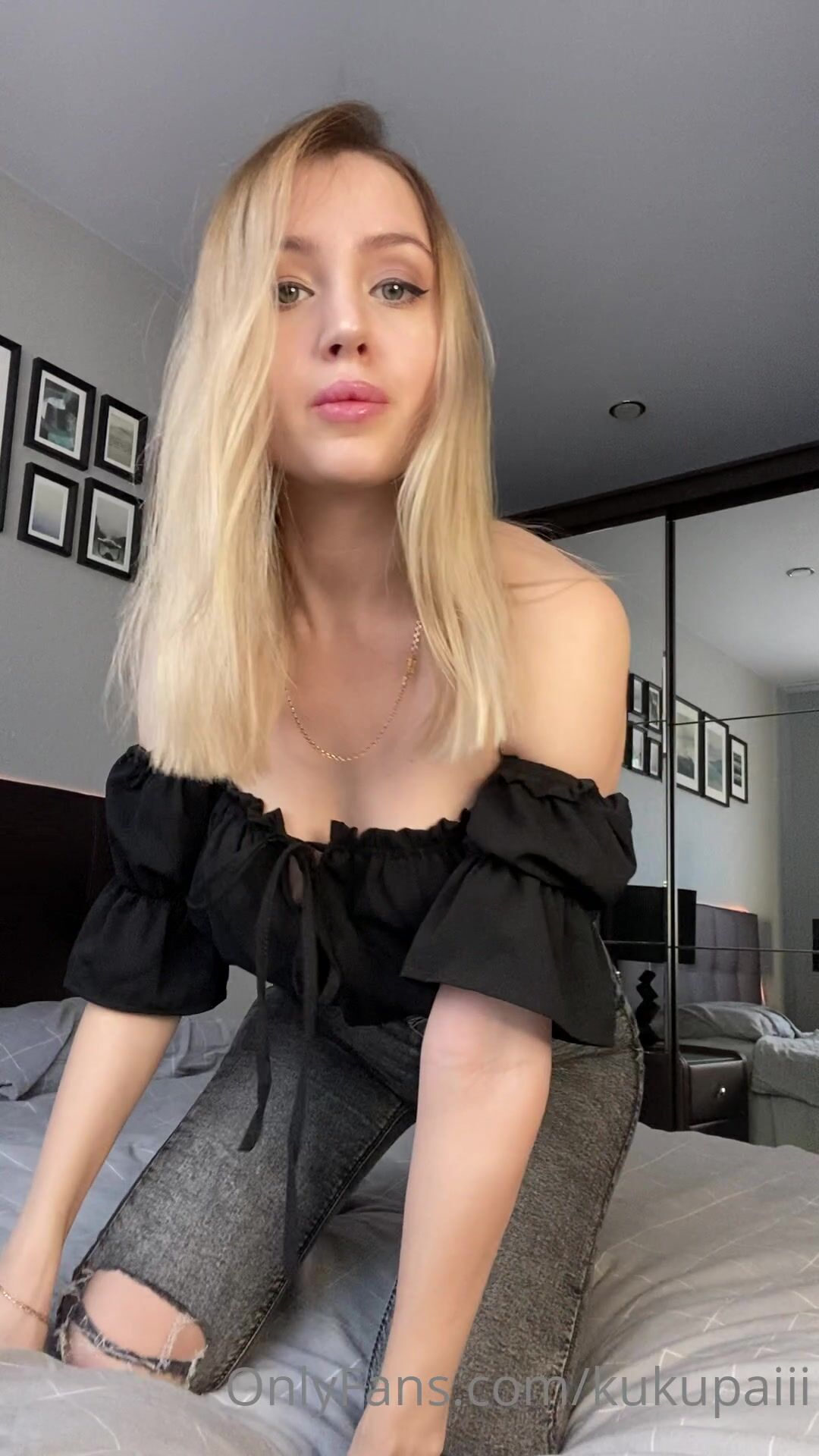 Blonde Babe Kukupaiii Dressed SFW Teasing