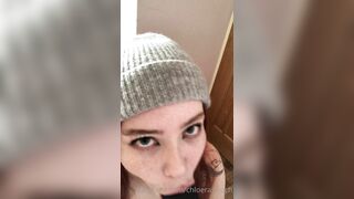 Okichloe Blowjob Practice With Dildo POV