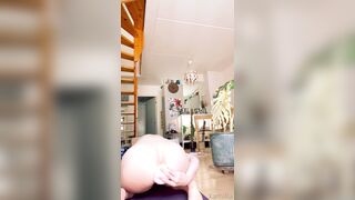 onlyfans denmark xamilladk teasing with butplug in her ass