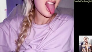Linnynova pussy masterbation in thongs