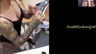 Swedish MILF Alpheratz sexy blowjob