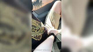 Sugarsexclusive Sucking Cock in Car While Driving