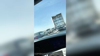 Sugarsexclusive Sucking Cock in Car While Driving